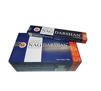 Varillas de incienso 180g Golden Nag Darshan aroma fragancia ambientador