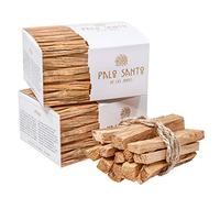 Varillas de incienso de palo santo original, madera selecta con resina natural, aroma ecológico, purificación peruana ancestral, 100 gramos