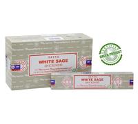 Varillas de incienso de salvia blanca, 15 g, Satya White Sage