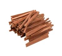Varillas de Incienso de Sándalo 6x1x1cm, Madera Natural para meditación | Acabado Marrón Claro, Elaboración Artesanal, Aroma Relajante, Aptas para Quemador, Soporte de Ceniza, Templos y Yoga