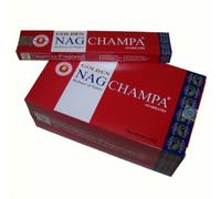 Varillas de Incienso Golden Nag Champa, Paquete Grande, 12 Cajas, Accesorio para el hogar
