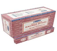 Satya – Varillas de incienso – Nag Champa – Muchos aromas – 12 unidades de 15 g – SACRED RITUAL