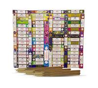Varillas de incienso Satya Nag Champa surtidas, cualquier pack de 12 varillas de incienso de 15 gramos | Para meditación, yoga, sanación, aromaterapia, relajación, espiritualidad |