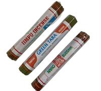 Varillas de incienso tibetano Chandra Devi colección Jimpu, Namo Buddha, Tara verde, aproximadamente 150 varillas de incienso