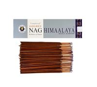 Varillas de Incienso Vijayshree Golden Nag Himaalaya de 100 g - 5 Paquetes de 20 g (70-90 Varillas) - Aromaterapia - Meditación - Yoga - Packaging EcoFriendly