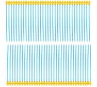 Varillas de inseminación artificial, tubo de varilla de reproducción desechable de 100 piezas, tubo de catéter de reproducción flexible, jeringa de inseminación de mascotas de extremo redondeado sin