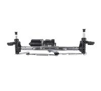 Varillas de limpiaparabrisas Compatible con Ford KA 2008-2016, Fiat 500 2008-2023, motor y varillaje del limpiaparabrisas delantero