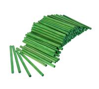 varillas de madera hechas a mano, 200 palitos de madera multicolor for contar, material didáctico matemáticas, herramienta aprendizaje for la construcción y el arte(Grün)