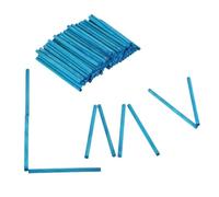 varillas de madera hechas a mano, 200 palitos de madera multicolor for contar, material didáctico matemáticas, herramienta aprendizaje for la construcción y el arte(Blu)