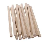 Varillas de madera, Palitos de madera for manualidades de 8 pulgadas x 0,39 pulgadas, paquete de 30