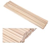 Varillas de madera, Palitos for manualidades de madera abedul, paquete 500, 3-5 mm x 100-300(3x100mm)