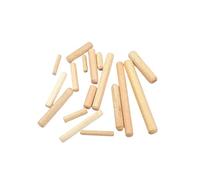 Varillas de madera para manualidades, Juego de pasadores de madera M10 acanalados for muebles, varios tamaños, 30-100 mm, paquete de 50 o 100 piezas(M10X100mm 50pcs)