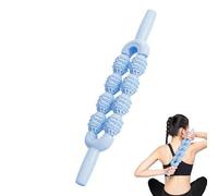 Varillas de masaje manual, bastón de masaje portátil para pantorrillas, masajeador de doble para cuello, espalda, brazos, pantorrillas, muslos, espinillas, tensiones, calambres, tensiones