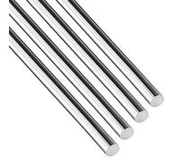 Varillas de Metal for manualidades DIY, varilla redonda de acero inoxidable 304, barra de torno de eje sólido de Metal for modelos de coches, manualidades Diy, 4 Uds.(10x500mm)