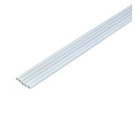 Varillas de plástico ABS blanco Tira redonda de estireno blanco 5 uds., tubo plástico ABS 250mm largo, diámetro 2, 3 4mm, barra hueca DIY(250 x 5mm)