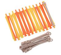 Varillas de plástico para permanentes sin calor, rizadores de pelo, rodillos para salón de belleza, herramientas para rizar flequillo
