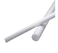 Varillas de politetrafluoroetileno - Barra redonda de PTFE de 500 mm for ingeniería electrónica, aeroespacial y mecánica (1 unidad)(25mm)