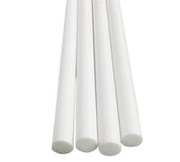 Varillas de politetrafluoroetileno (PTFE) - 200 mm de longitud, barra redonda for electrónica, ingeniería mecánica y más (1 pieza)(8mm)
