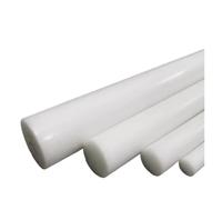 Varillas de pompón blancas y negras de 3mm-40mm de diámetro, barras de plástico sólido resistentes al desgaste, varilla de polioximetileno, 1/2 Uds.