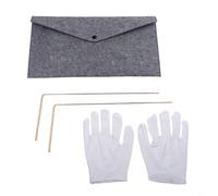 Varillas de radiestesia de latón, Juego de varillas radiestesia 99,9% cobre con colgante for paquete 3/5/6 piezas(5pcs)