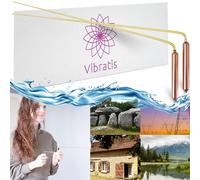 Varillas de Radiestesia de Latón y Cobre Modelo Premium | Varilla de Radiestesia para Geobiología, Búsqueda de Fuentes y Objetos [GARANTÍA DE por Vida]