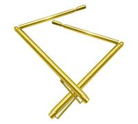 Varillas de Radiestesia - Varilla de adivinación de 15 cm, eje central flexible | Varillas de radiestesia de latón y cobre macizo con facilidad, varilla de búsqueda de energía para rastrear energía es