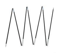 Varillas de repuesto de fibra de vidrio para tienda de campaña, 3,2 - 3,9 m, para camping, senderismo, reparación de tienda de campaña, resistente, banda elástica interior, fácil montaje, para 1-4