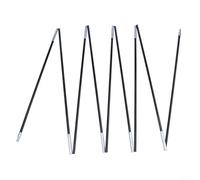 Varillas de repuesto de fibra de vidrio para tienda de campaña, 3,2 - 3,9 m, para camping, senderismo, reparación de tienda de campaña, resistente, banda elástica interior, fácil montaje, para 1-4