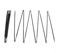 Varillas de repuesto de fibra de vidrio para tienda de campaña, 3,2 - 3,9 m, para camping, senderismo, reparación de tienda de campaña, resistente, banda elástica interior, fácil montaje, para 1-4