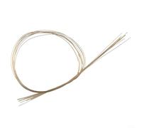 Varillas de soldadura de aleación de cobre plateado, alambre de soldadura de color dorado, punto de fusión bajo para reparación de joyas, pulseras, collares, aretes, 0,5 mm de diámetro, 50 cm de