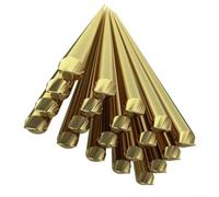 Varillas de soldadura de latón, 20 unidades, 1 6 x 250 mm, varilla de soldadura de baja temperatura para cobre hierro acero y hierro fundido gris soldadura y soldadura