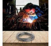 Varillas de soldadura de núcleo fusible de aluminio de cobre para aplicaciones de soldadura de acero inoxidable, aluminio, hierro y acero (1,6 mm)