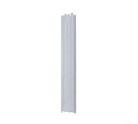Varillas de soldadura de plástico ABS, 10 unidades, barras de 25 cm, color negro y blanco, para reparación de superficies (blanco)