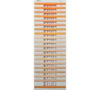 Varillas de soldadura de PVC: 100 metros de alambre de soldadura de plástico duradero for suelos y poliuretano, color naranja(118)