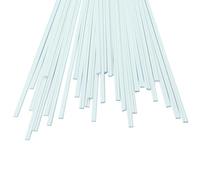 Varillas de soldadura plástico, varillas CPVC planas doble hebra, adecuadas for equipos, con un peso 1 kg(White,5mm*2.5mm)