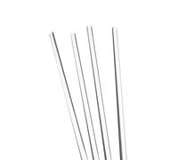 Varillas de vidrio para agitar, Paquete de 10 varillas agitadoras vidrio borosilicato varios tamaños for investigación científica(0.24x12inch)