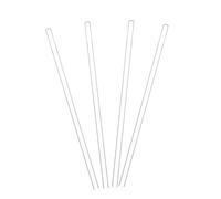 Varillas de vidrio para remover, Varillas agitadoras de vidrio de cabeza redonda de borosilicato, varios tamaños, 5/10 piezas(5x250mm)