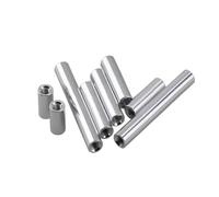 Varillas espaciadoras de separación de aluminio M2-M8, 5/10 Uds., pilares roscados redondos for montaje en PCB y ensamblaje multirotor RC(10PCSxM2x5mm)