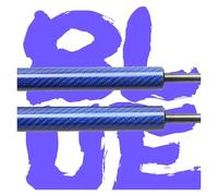 Varillas Hidráulicas Amortiguador Capó Para Fiat Para Punto Para Classic 1999-2004 Soporte Elevación Puntal Gas Delantero Resortes Modificados(Blue Carbon Fiber)