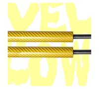 Varillas Hidráulicas Amortiguador Capó Para Fiat Para Punto Para Classic 1999-2004 Soporte Elevación Puntal Gas Delantero Resortes Modificados(Yellow Carbon Fiber)
