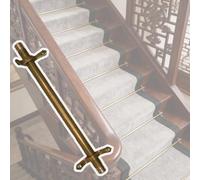 Varillas para Alfombras Soporte De Fijación Barra Escalera Corredor De Alfombra, Barra Corredor Escalera De Metal Decorativa Soportes Para Una Instalación Segura Alfombras(Set of 12,36" (91cm))
