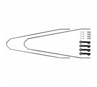 Varillas para guardabarros SKS urban velo 42 standard (x2) 42 mm