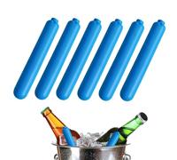 Varillas Refrigerantes Reutilizables - Portátil 6 piezas reutilizable - Palito de hielo para agua en botella - Para Viajes, Hogar, Picnic, Acampada, Fiambreras y Bebidas