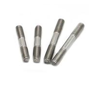 Varillas roscadas de doble extremo - M3 M4 M5 M6 M8 M10 - Tornillos prisioneros de acero inoxidable 304 for uso industrial y de bricolaje(100mm M5 2pcs)