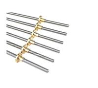 Varillas roscadas y husillos, Tornillo de avance T8 for impresora 3D Trapezoidal de acero inoxidable 304 con tuerca 100-800 mm Plomo 1-20 mm(Lead 16mm,700mm with nut)