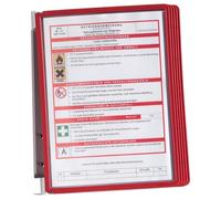 Vario Pared 5 Página A4 Panel Pantalla Sistema, Rojo - 555103