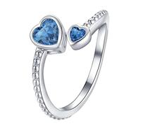 Varios anillos Set Descompresión Rotierender Ring Descompression Ring Regalo de Cumpleaños para usted Minimalistic Crystal Ring Geburtssteine Strassring Einstellbare Öffnung Ringe Kinder Jungs Schwarz