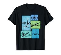 Varios aviones - Aviación Piloto Aviación Amante Camiseta