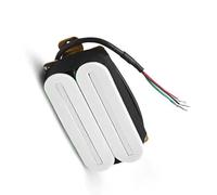 Varios Colores De Pastillas Eléctricas De Doble Vía Para Guitarras Son Adecuados Para Principiantes Puente de guitarra eléctrica pastilla eléctrica(White)