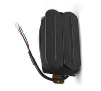 Varios Colores De Pastillas Eléctricas De Doble Vía Para Guitarras Son Adecuados Para Principiantes Puente de guitarra eléctrica pastilla eléctrica(Black Black)